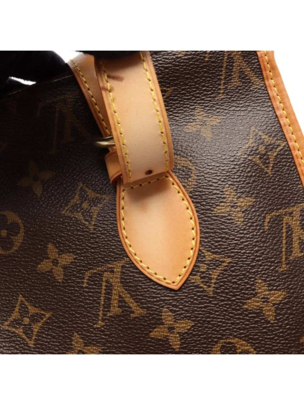Louis Vuitton Tote Bag Popincourt Monogram Canvas Leather Povincourt